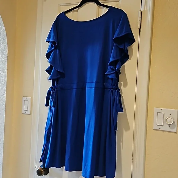 Lane Bryant Cacique Royal Blue Swim Cover-up in size 22/24 - Picture 10 of 10